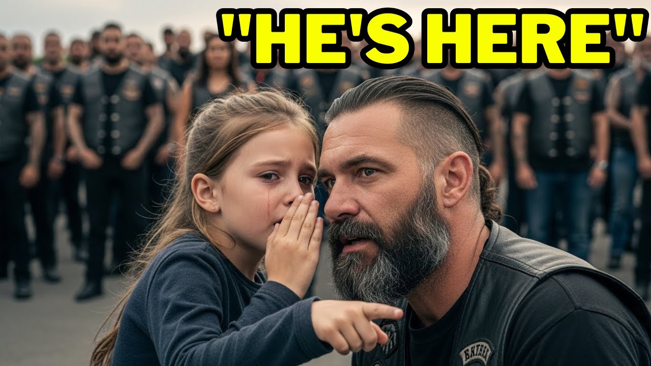 Child Whispered “He’s After Me” — 50 Bikers Formed a Wall Around Her