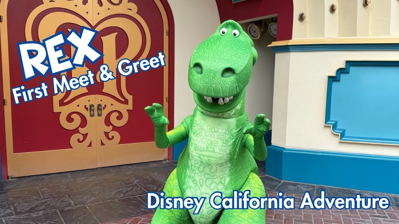 Rex (From Toy Story) Makes First Appearance at Disney California Adventure!