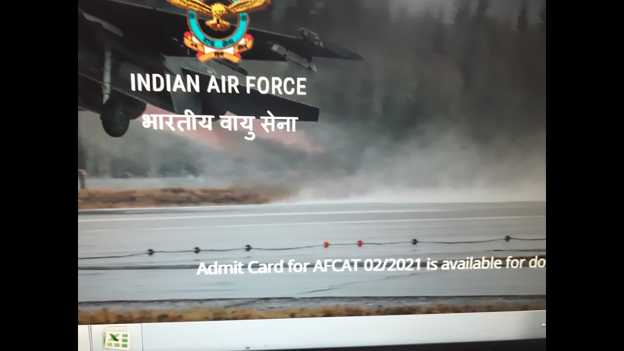 Afcat 2 2021 Admit Card released