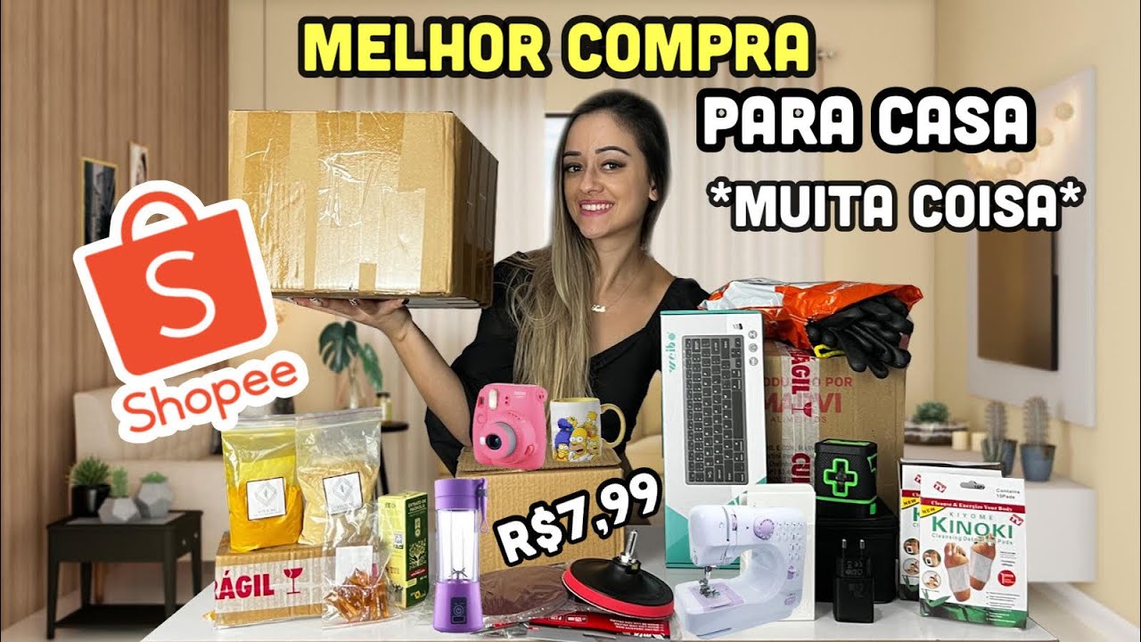 SHOPEE COMPRINHAS BARATAS PARA CASA | *MELHORES PRODUTOS*