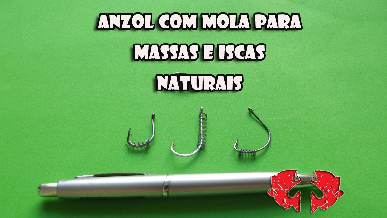 Anzol com Mola para Massas e Iscas Naturais [Dicas e Pescas]