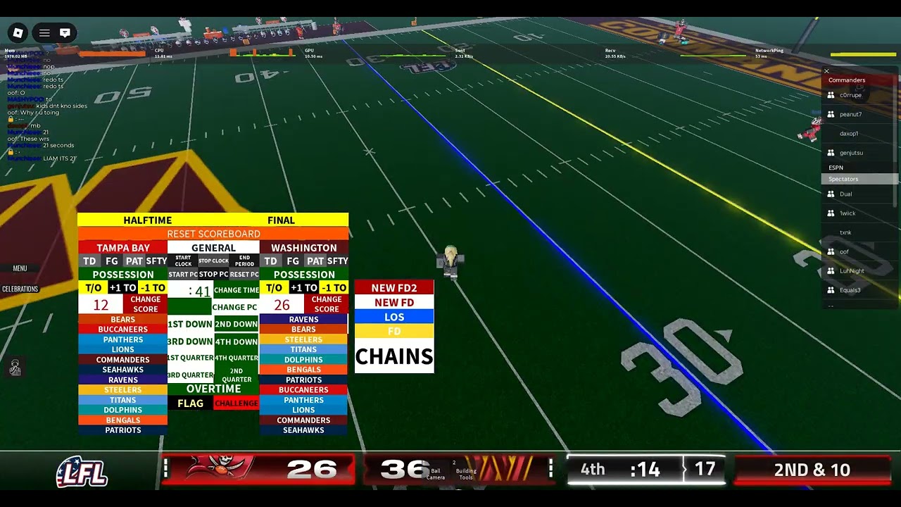 Buccaneers vs Commanders Ending (GOTY!!!)