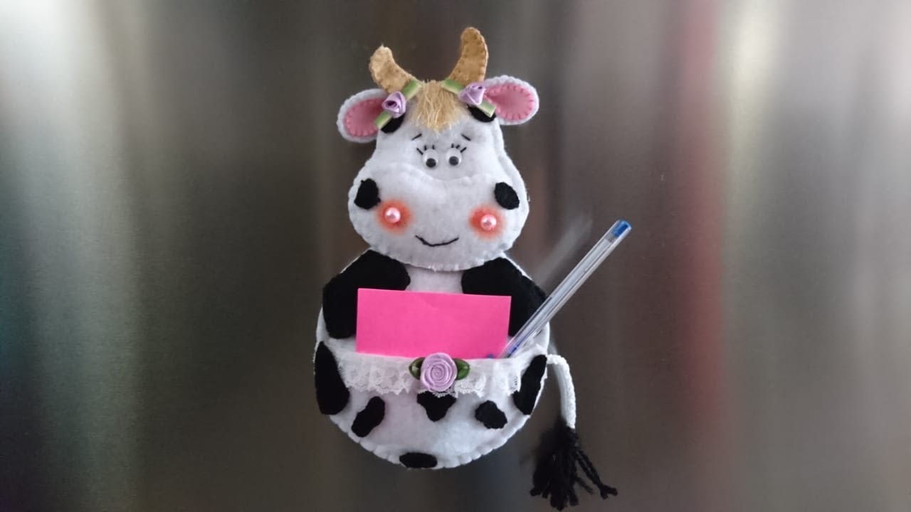 💕 PORTA NOTAS, IMAN REFRIGERADOR. Día del maestr@. Fieltro 2021. Las Manos Mágicas De Mirna.