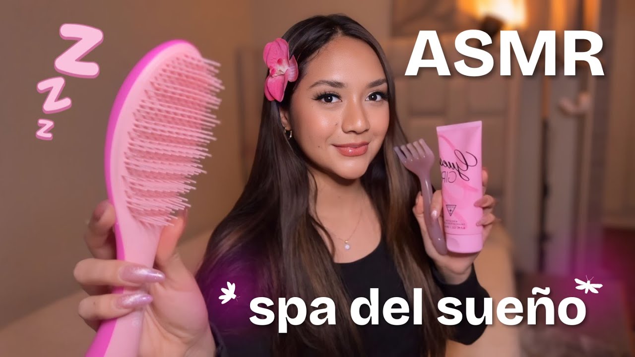 ASMR SPA DEL SUEÑO PARA DORMIR PROFUNDO EN 3 MINUTOS (MIMOS Y MASAJES)
