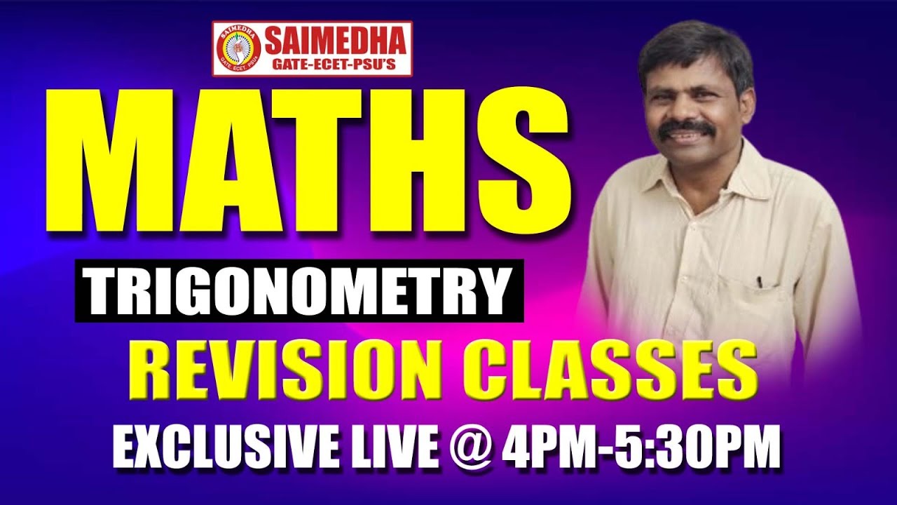 AP/TG ECET 2025 II MATHS - PREPARATION LIVE II SAIMEDHA