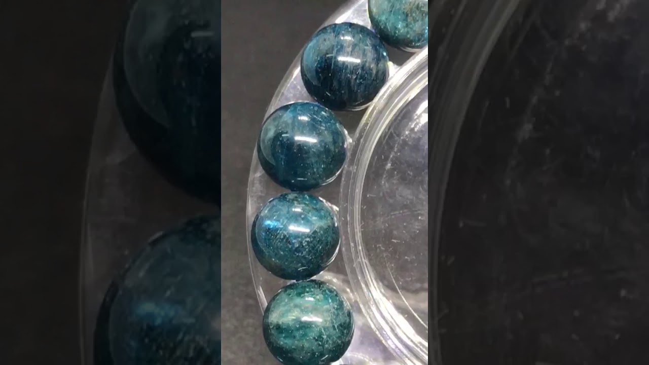 Blue Apatite Bracelet 11mm