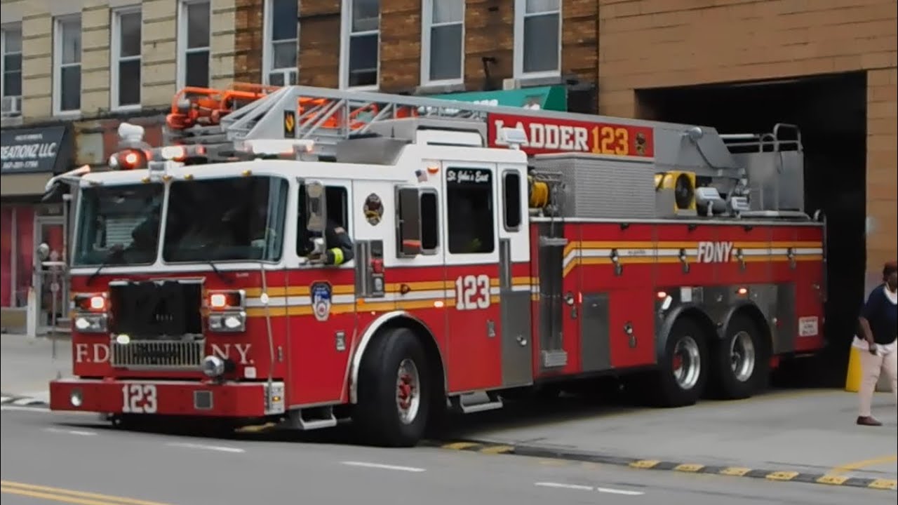 FDNY Engine 234, Ladder 123, Ladder 174, and Battalion 38 Responding