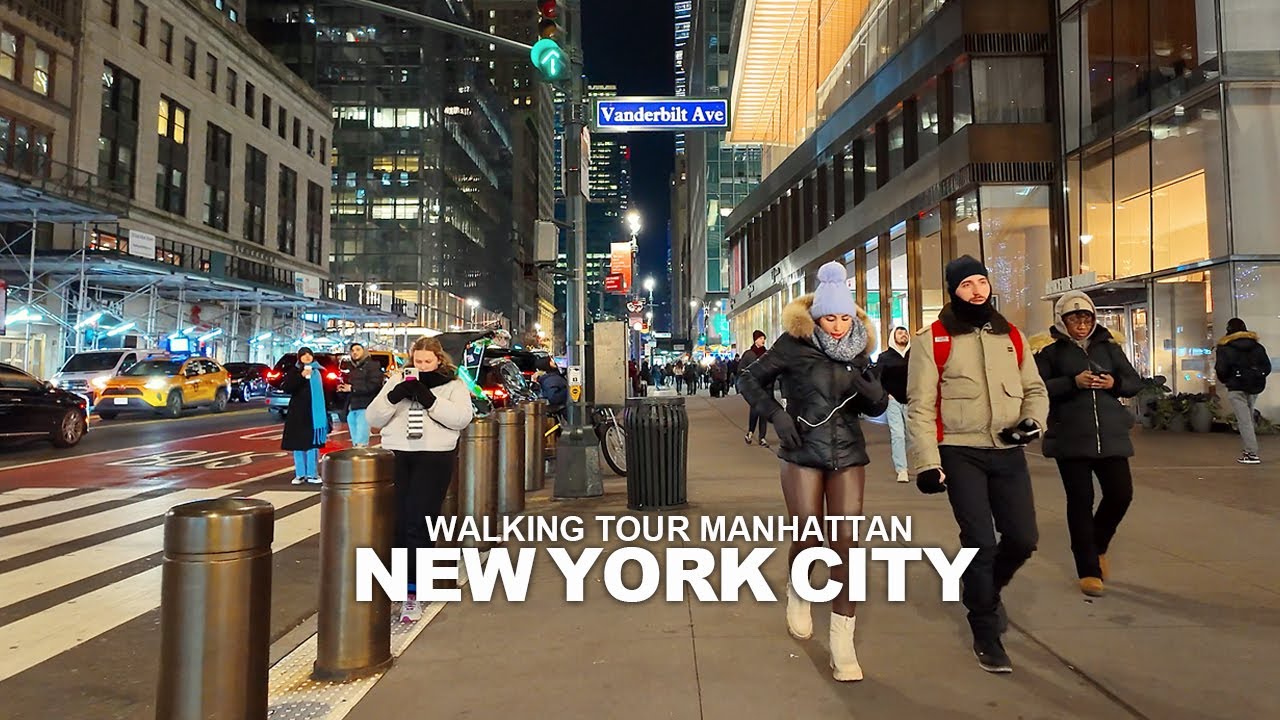NEW YORK CITY TRAVEL 108 - WALKING TOUR MANHATTAN, Broadway, SoHo, Union Square, 8th Avenue, USA, 4K