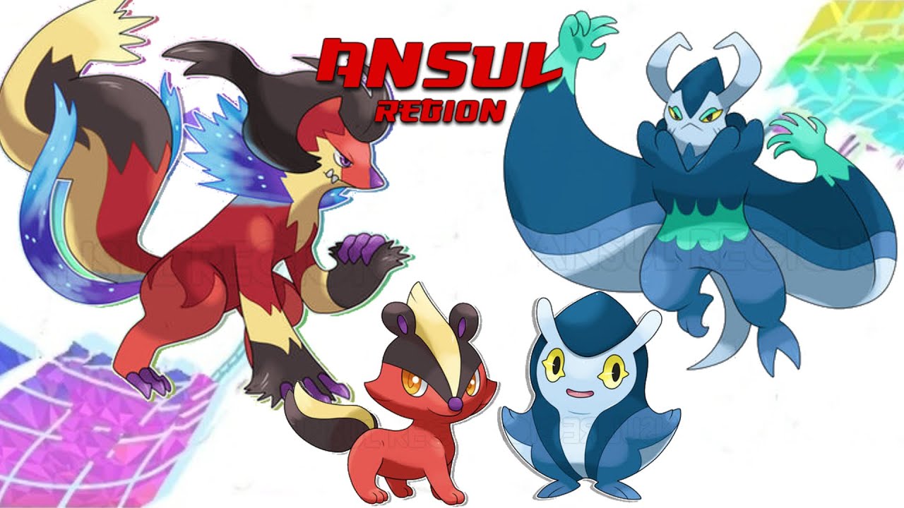 Complete Fakedex - Ansul Fakemon Region (Gen 9 future pokemon evolutions)