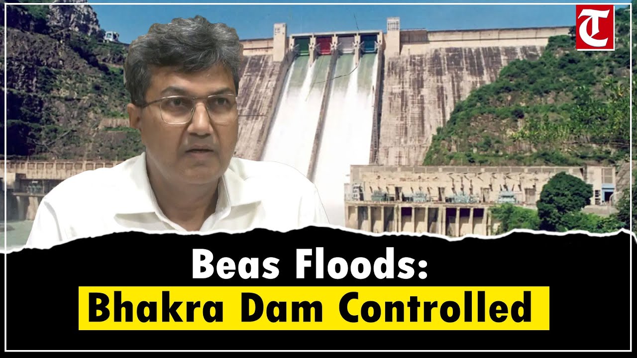 Beas River Hits Record Inflow; BBMB Controls Bhakra & Pong Dams Amid Punjab Flood Crisis