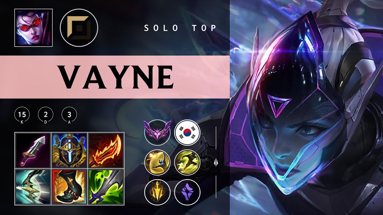 Vayne Top vs Riven - KR Master Patch 25.22