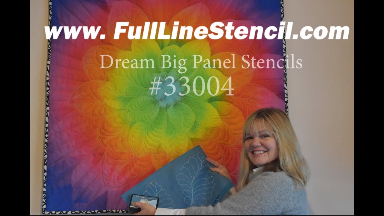 How to Mark Your Dream Big Panel with Full Line Stencils