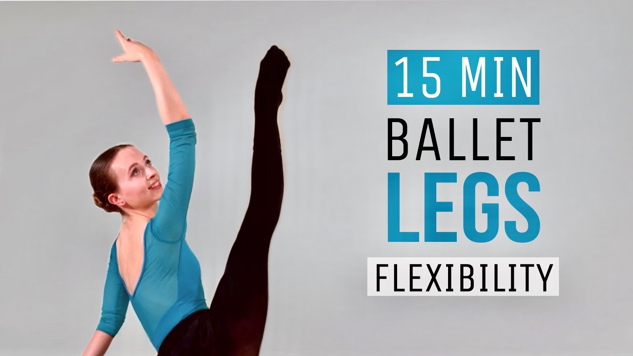 🦋 Ballet Leg Stretch: 15 Min Strength & Flexibility Workout for Dance (Hip + Hamstring Exercises)
