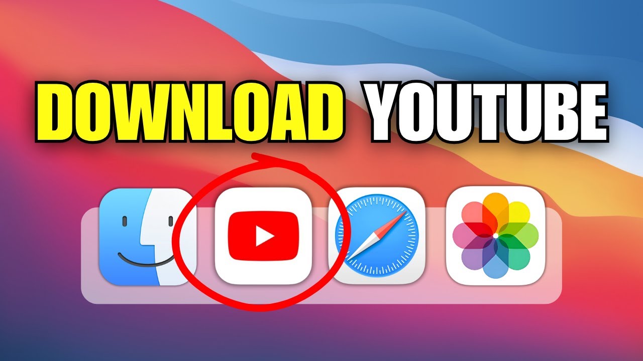 Как загрузить приложение YouTube на MacBook