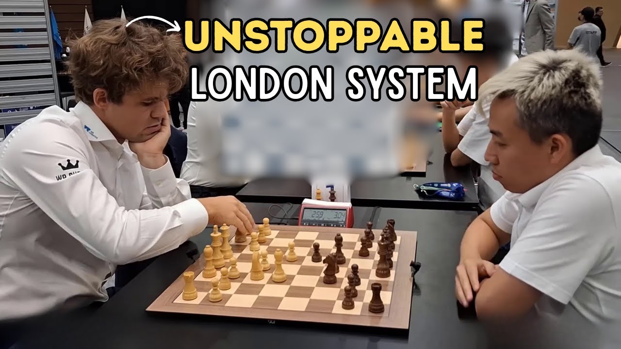 Magnus Carlsen is Absolutely Unstoppable in London System!