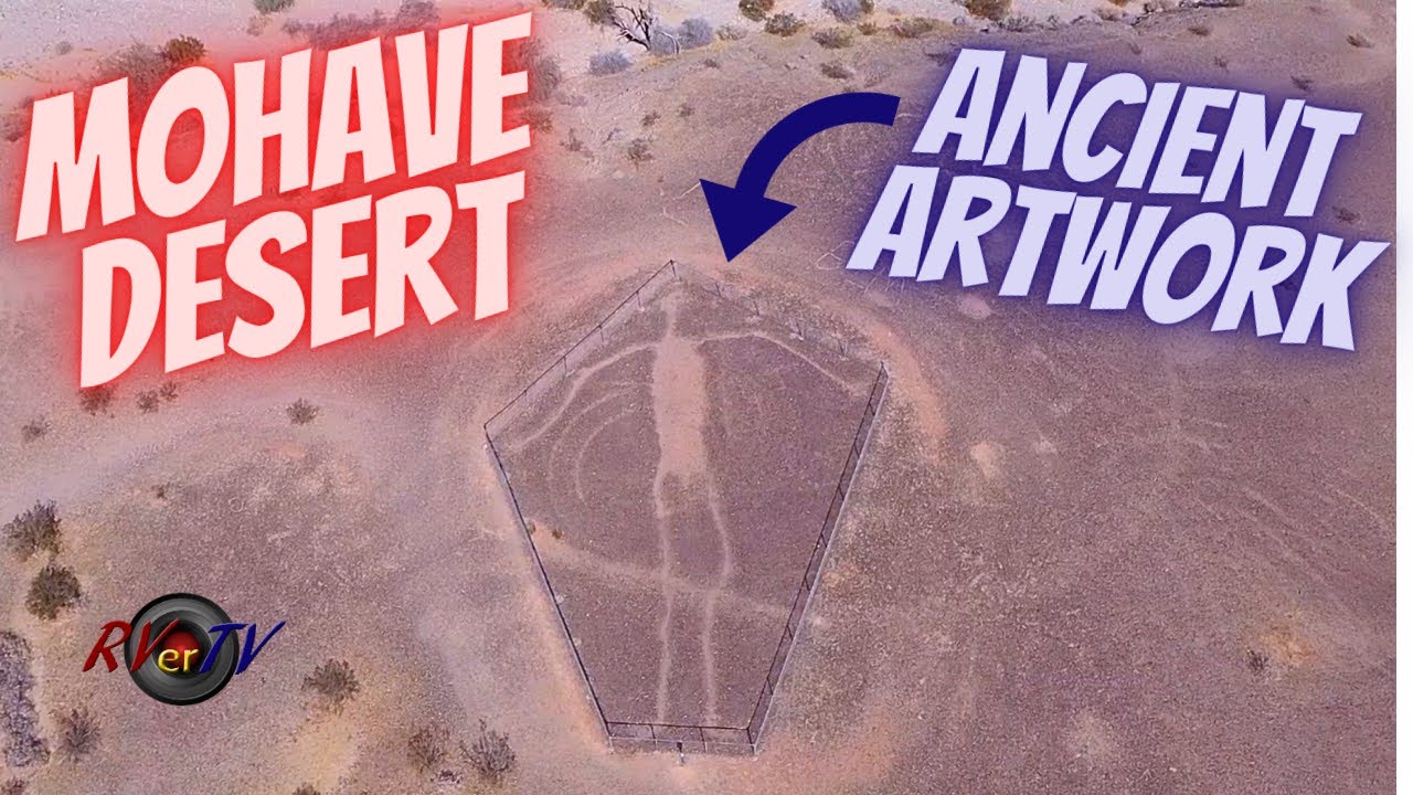 Historic Ancient Desert Artwork - US 95 Big Maria Mountains