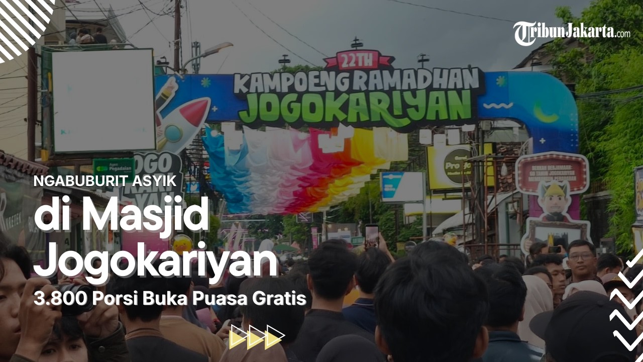 NGABUBURIT ASYIK l 3.800 Porsi Buka Puasa Gratis di Masjid Jogokariyan