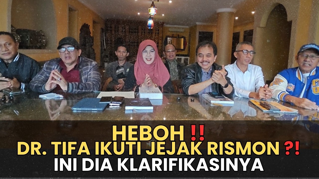 Heboh ‼️dr. Tifa ikuti jejak Rismon⁉️ Ini Dia Klarifikasi nya