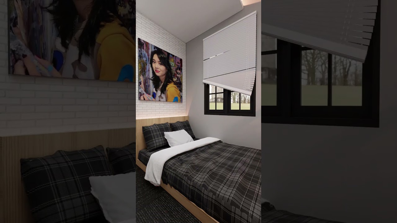 small bedroom design 2,5 x 2,5 meters #bedroom #smallbedroom