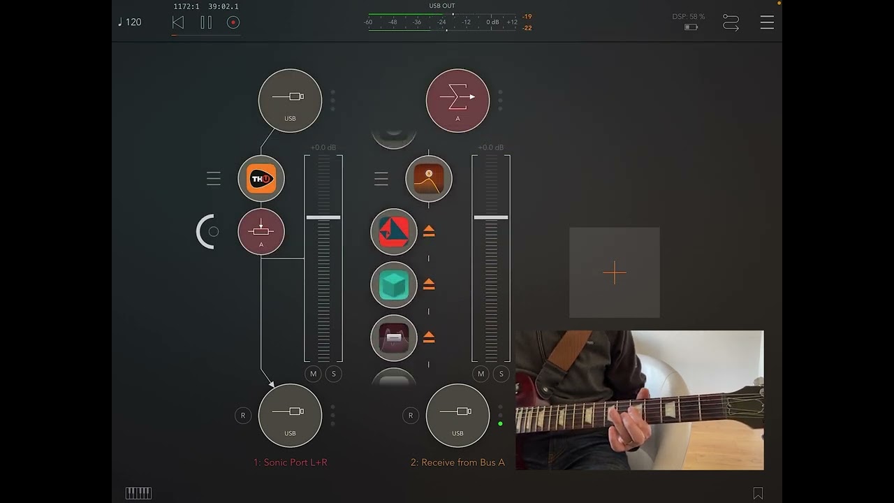 iOS ambient and post-rock guitar: reverb modulations with iOS apps