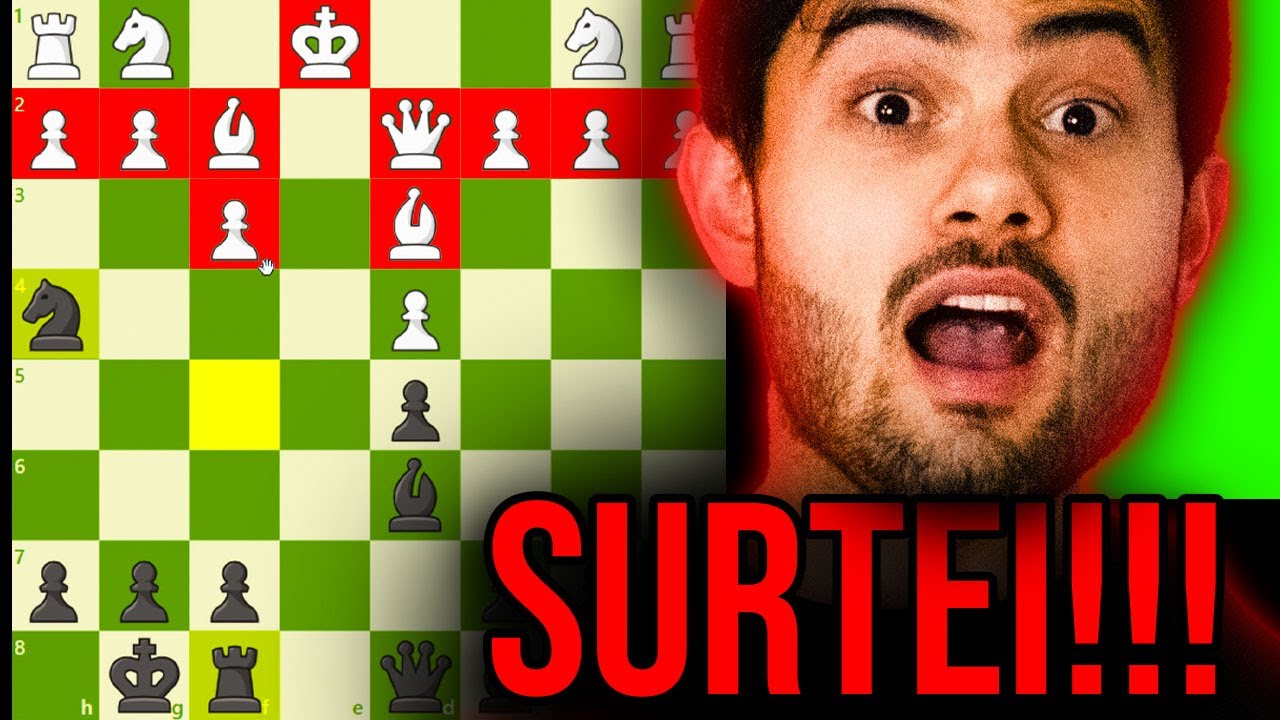 Tive o MAIOR SURTO da MINHA VIDA com essa partida!! Rumo ao Top 1 do Brasil Xadrez