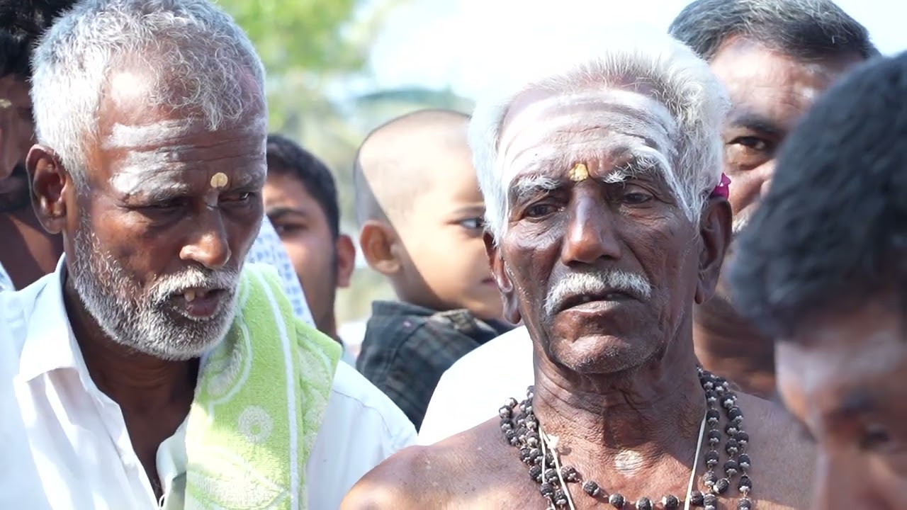 ಶ್ರೀ ಶ್ರೀ ಬಸವೇಶ್ವರ ಸ್ವಾಮಿಯ ಅಗ್ನಿಕೊಂಡ ಮಹೋತ್ಸವದ ಅಂಗವಾಗಿ ಕೊನೆ ಕಡಿಯುವ ಶಾಸ್ತ್ರ.