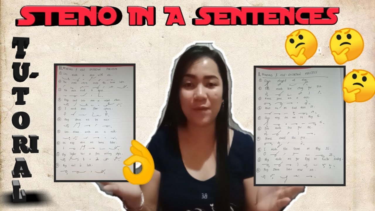 VLOG #4 TRANSCRIBING STENO IN A SENTENCES I GREGG SHORTHAND LESSON 4