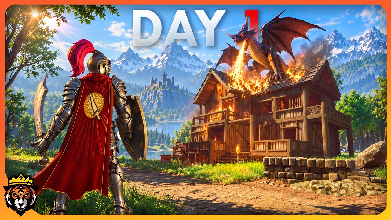 DAY 1 Runescape's Survival Game is Finally Here! - Runescape Dragonwilds 1.0 Gameplay