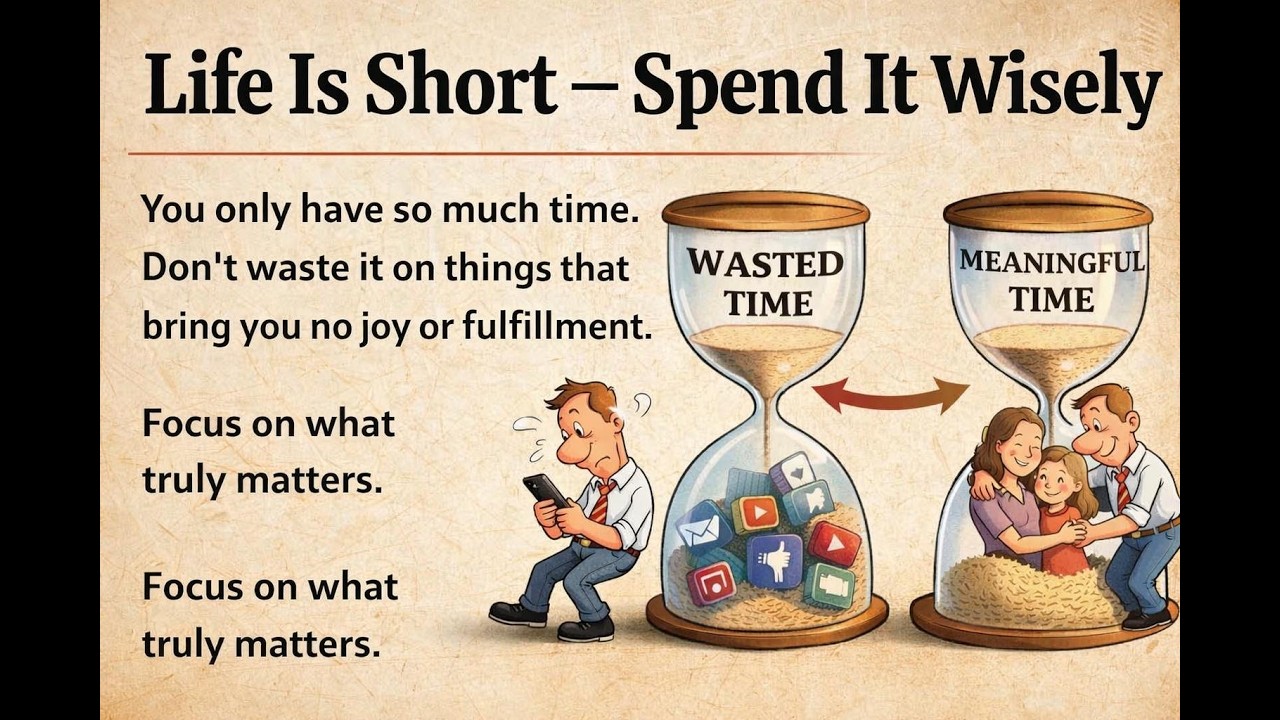 Life Is Short – Spend It Wisely | Graded Reader | Improve English Fluency