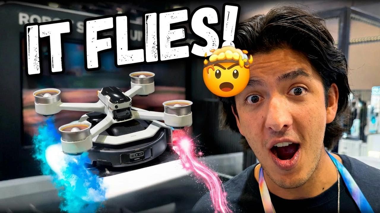 The Floor's No Longer Safe! Meet the Flying Vacuum Cleaner