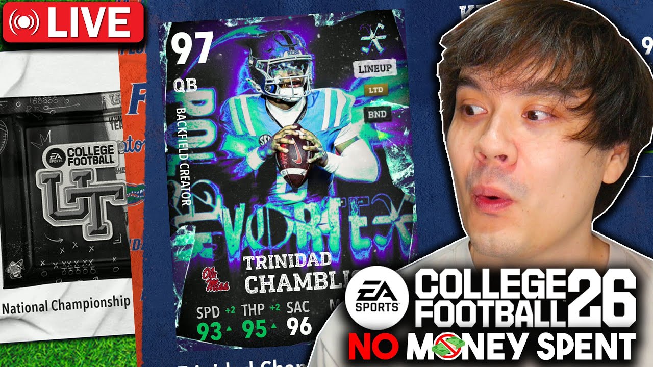 TRINIDAD CHAMBLISS Natty Runs on No Money Spent College Football 26