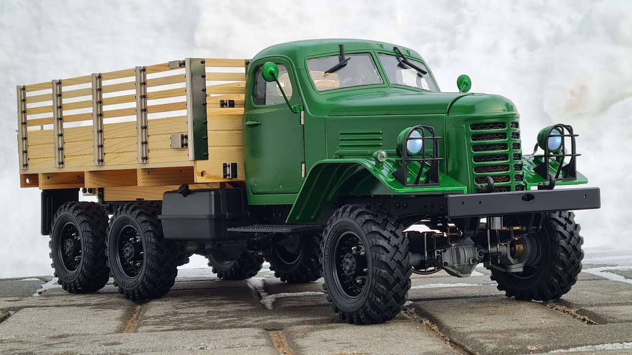 ЗИС 151... Собрал! Мощный ГРУЗОВИК 6х6 ... Сборка Kingkong RC, часть 2