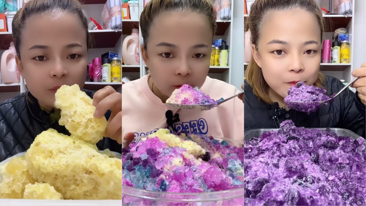 Crushed Ice Eating ASMR | Ice Eating