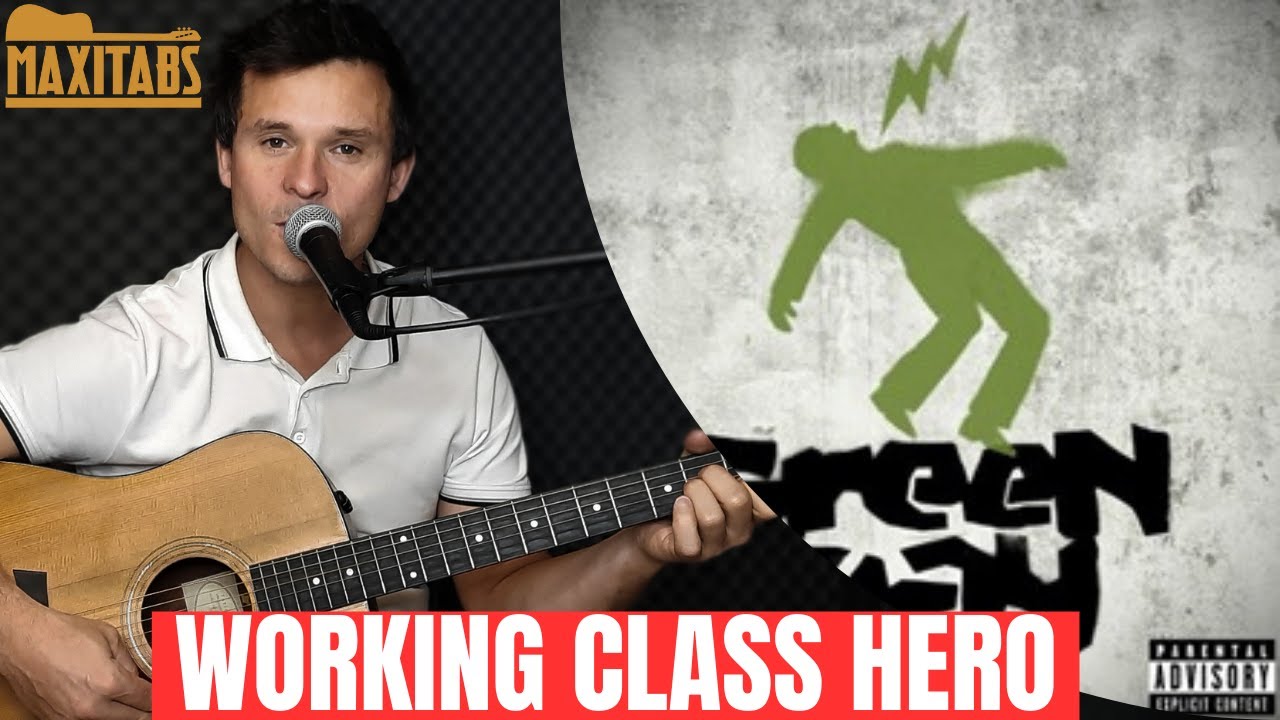 Tuto/Cover Guitar 🎸WORKING CLASS HERO🎸 Green Day