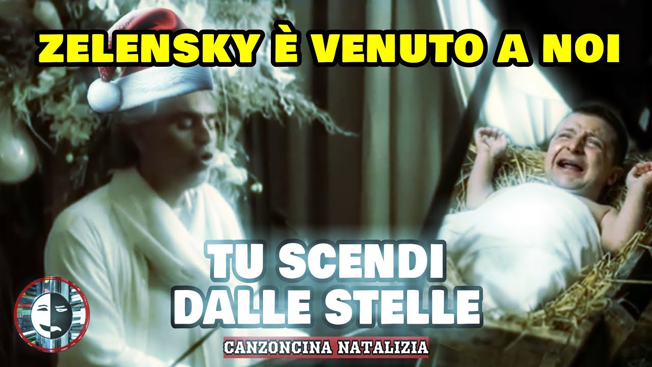 TU SCENDI DALLE STELLE - ZELENSKY È VENUTO A NOI - Parodia canzoncina di Natale #Auguri Natale 2025