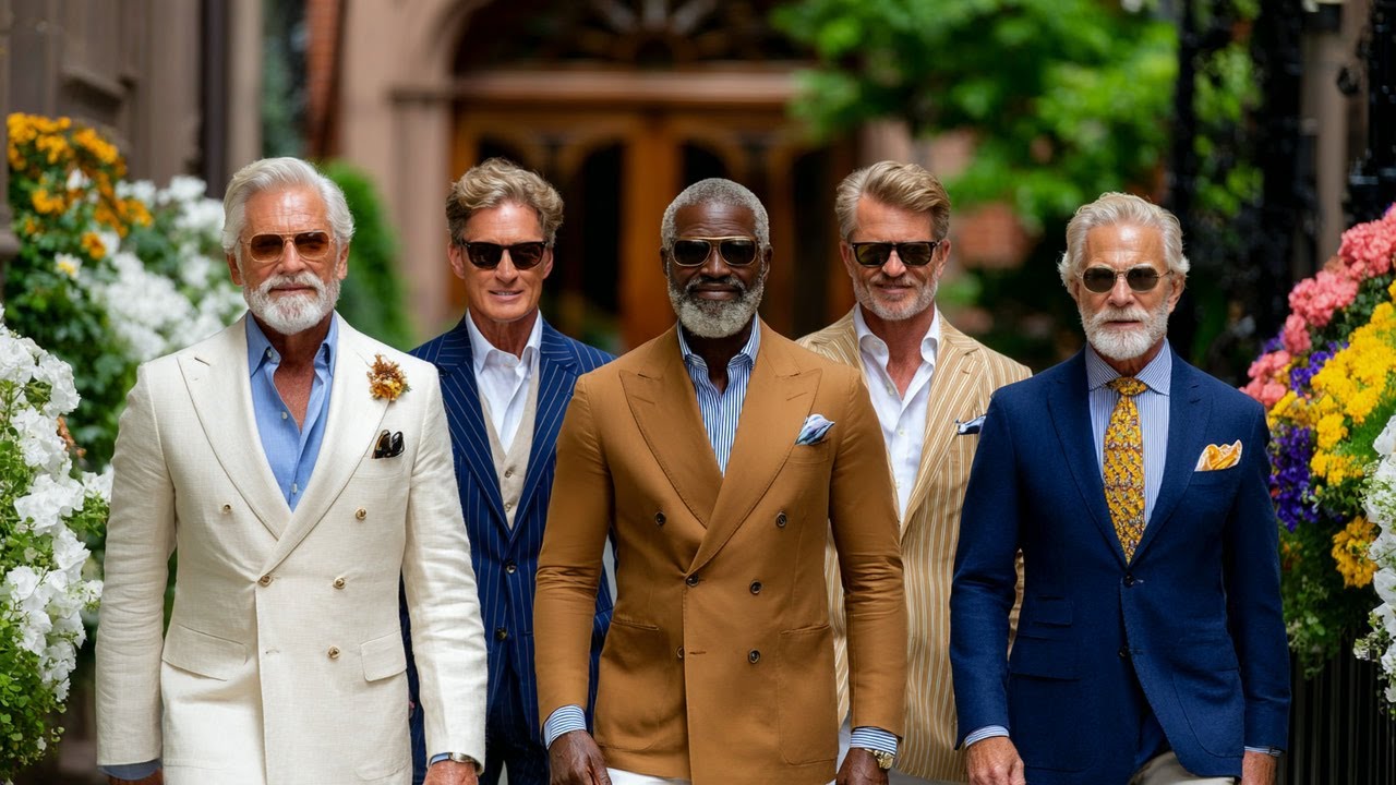 Коллекция мужской одежды Ralph Lauren весна/лето 2026 | Элегантные модные идеи для мужчин старше ...