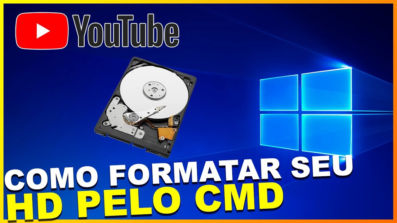 Como formatar um HD pelo cmd