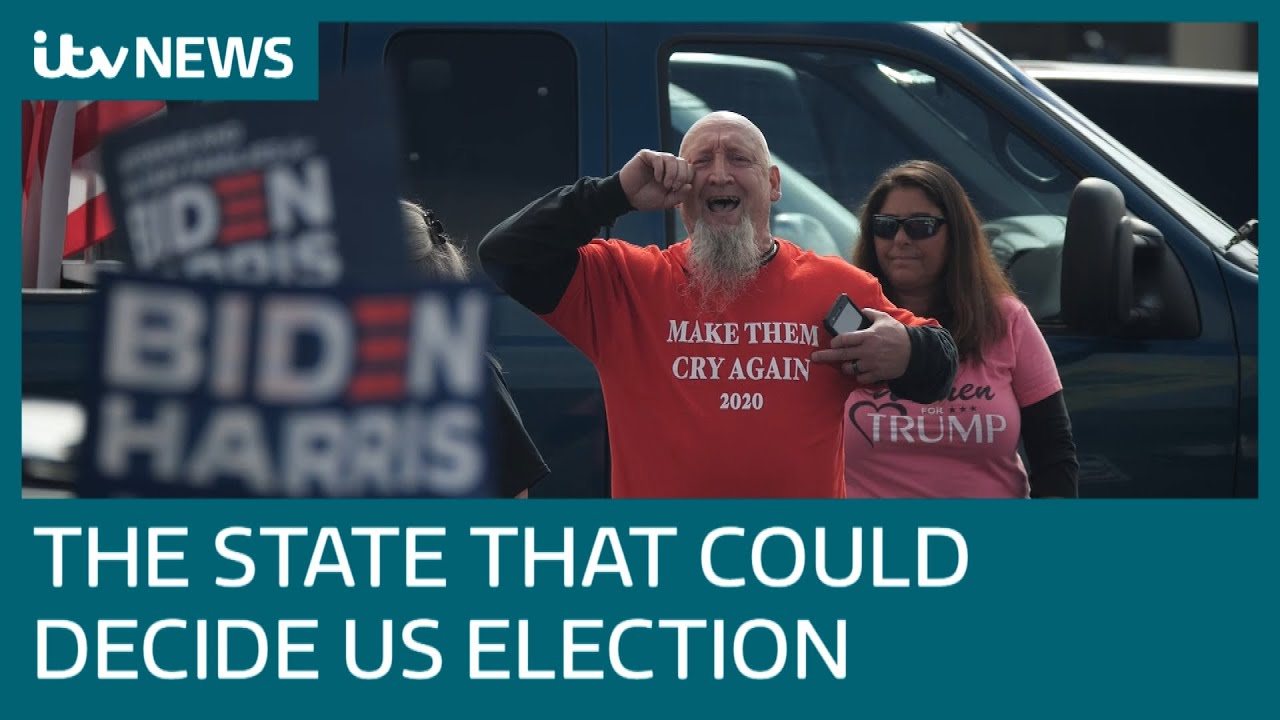 US Election 2020: Trump and Biden scramble for crucial swing states | ITV News