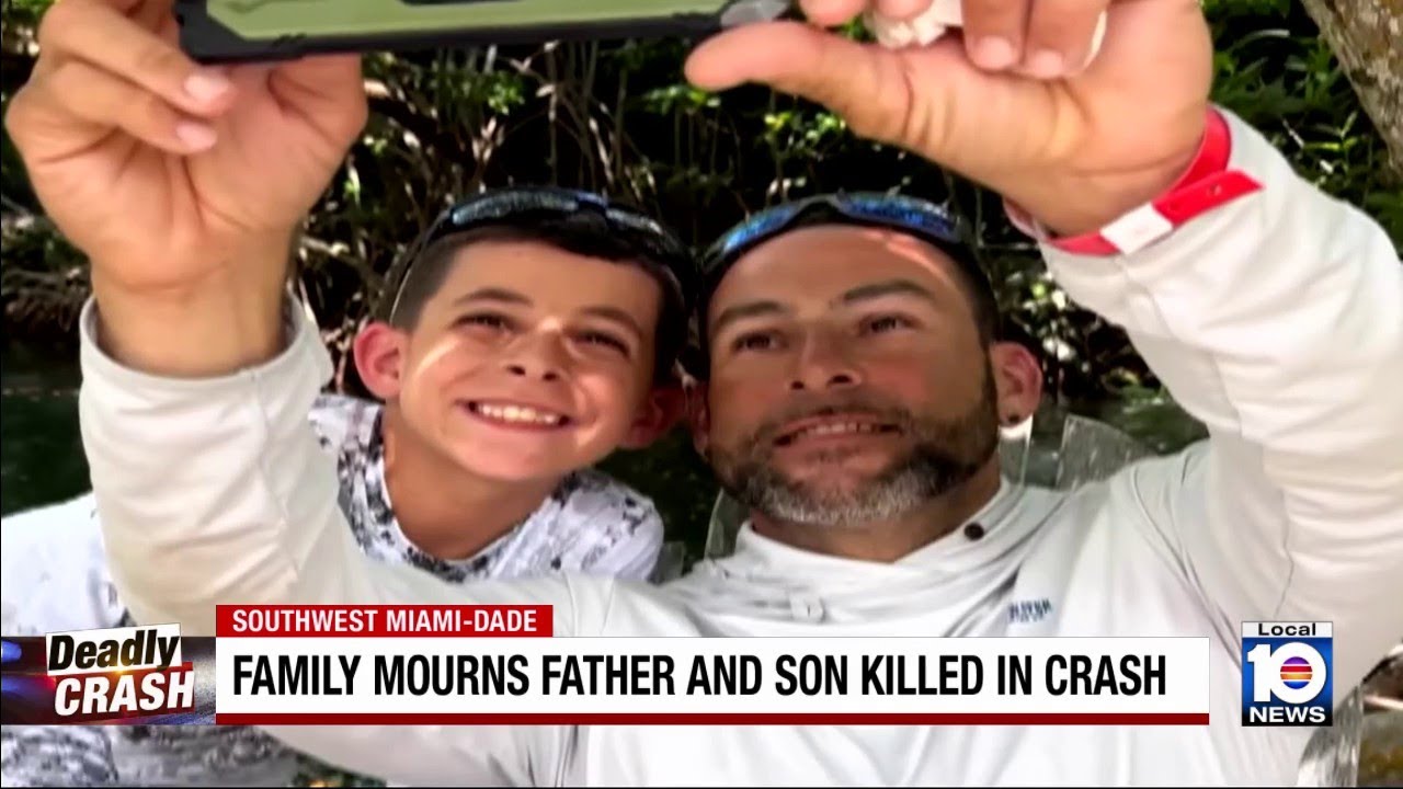 Father, son killed in southwest Miami-Dade crash