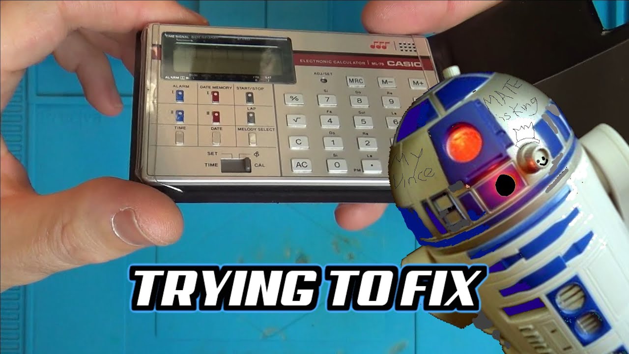 Trying to FIX: 1985 CASIO Musical Calculator that Sounds like R2-D2 !!!