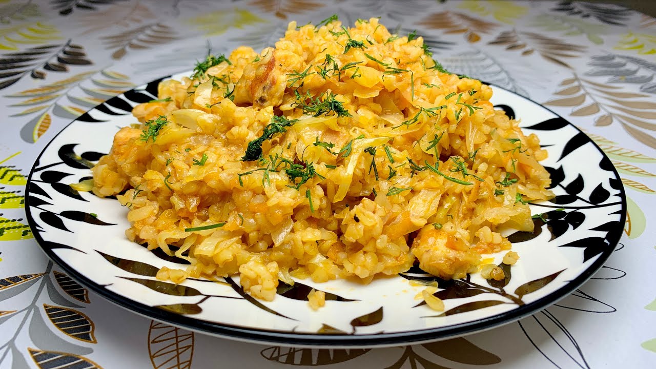 СКОЛЬКО НЕ ЕМ - ВСЕ МАЛО! Капуста тушеная с мясом и булгуром