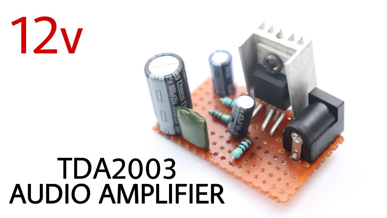 2003 AUDIO AMPLIFIER | 20 watts audio amplifier using ic TDA2003