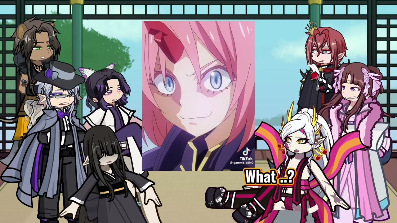 Fandoms react to Milim nava | rimuru tempest | Slime | Gojo | Gacha Life 2