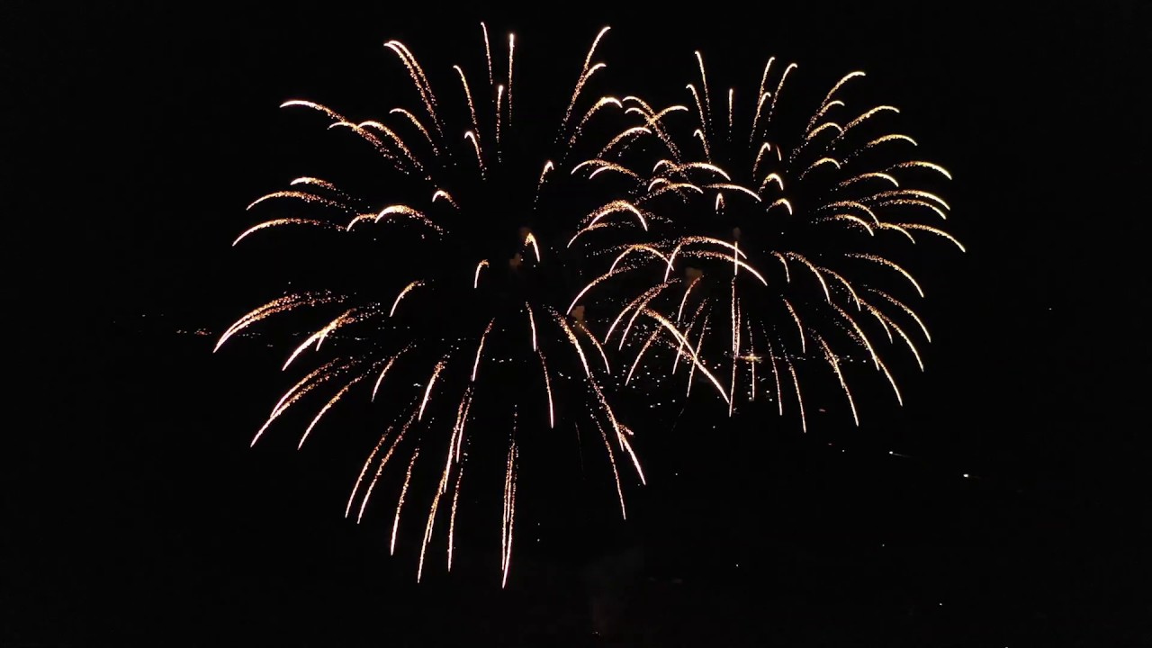 Feuerwerk Wei&szlig;enbrunn / Bilder aus der Luft