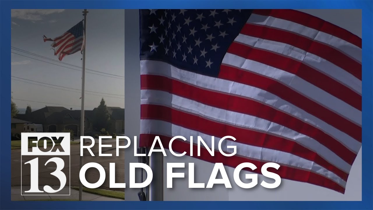 Utah veteran makes it his mission to replace old, tattered flags