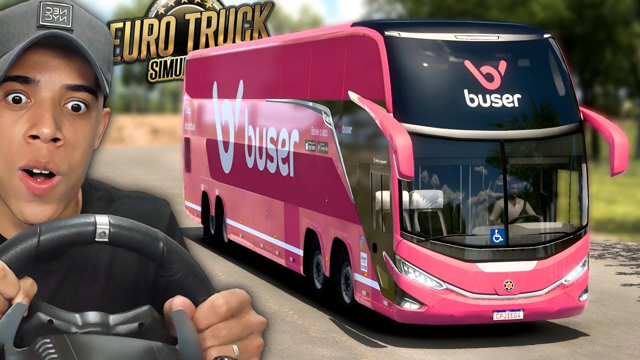 TRABALHANDO COMO MOTORISTA DE ONIBUS DA BUSER! - EURO TRUCK SIMULATOR 2