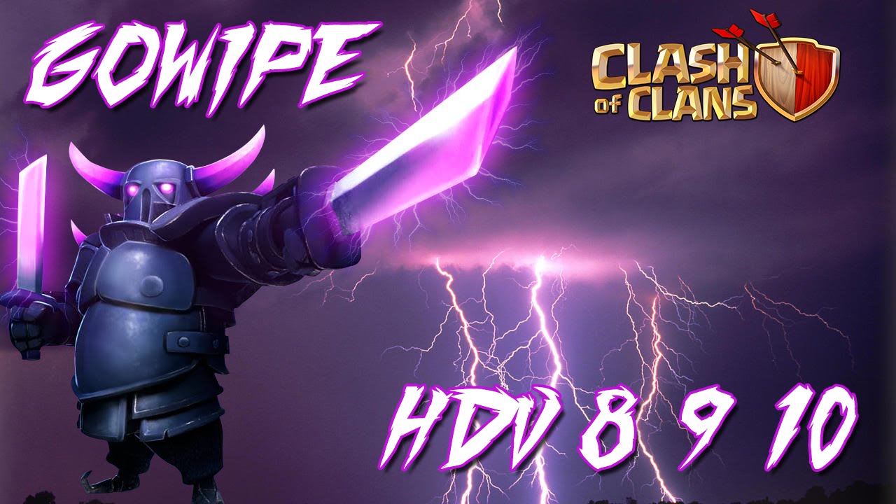 Technique Gowipe pour HDV 8 9 10 | Clash Of Clans Fran&ccedil;ais