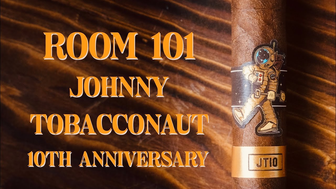 Обзор сигары Room101 Johnny Tobacconaut, выпущенной к 10-летию компании.