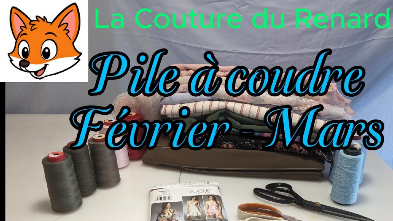 Pile à coudre Février–Mars 🧵 | 5 projets Burda + 1 projet Vogue #couture