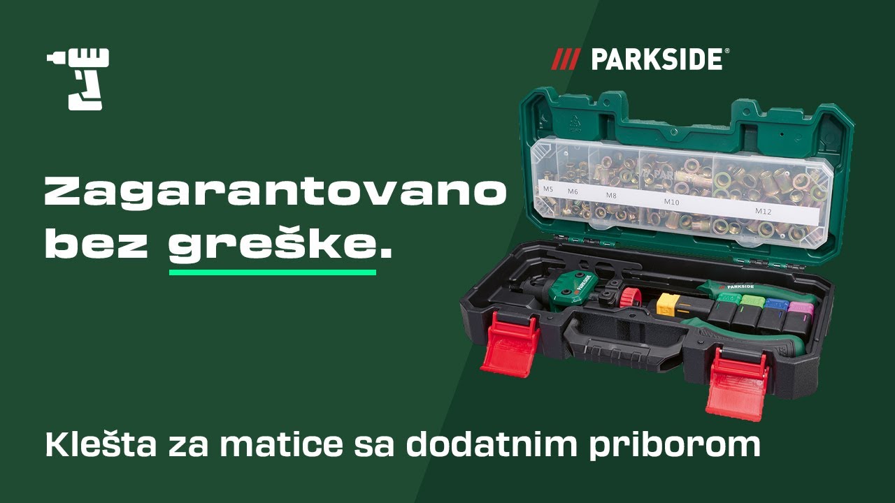 Za spojeve koji traju zauvek: PARKSIDE klešta za zakovice u 